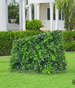 Kunstplant Muurdecoratie Groen - UV-bestendig Privacy Scherm met Bladeren