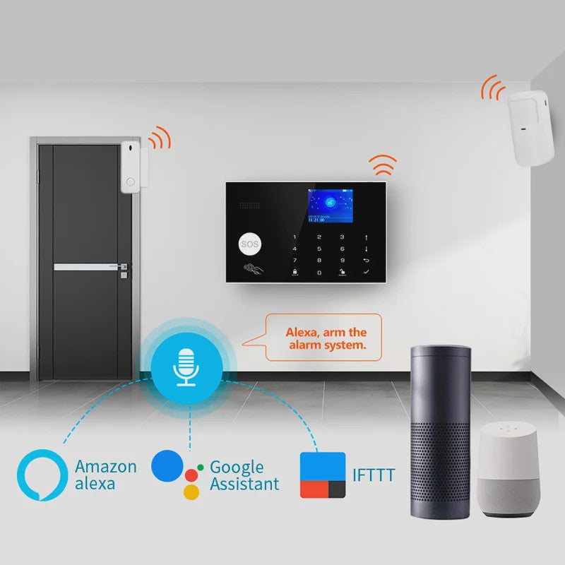 KERUI WIFI GSM Alarm Systeem met Tuya Smart App - Slimme Beveiliging voor Thuis