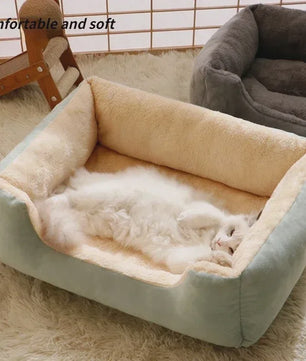 Luxe Pluche Huisdiermand - Comfortabel en Zacht Bed voor Katten en Kleine Honden