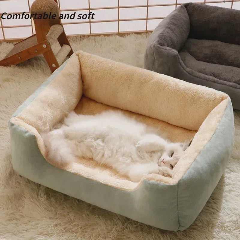 Luxe Pluche Huisdiermand - Comfortabel en Zacht Bed voor Katten en Kleine Honden