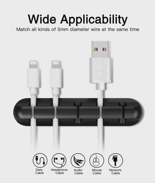 Universele Kabel Organizer Clips - Bureau & Auto Kabelhouder Set