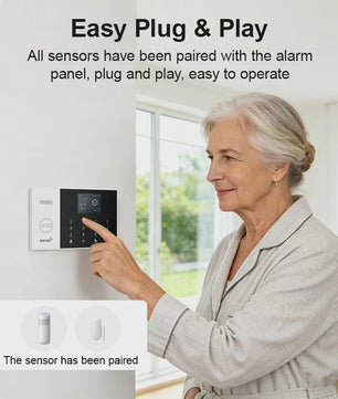 Slimme Alarmset met WiFi, GSM & Tuya Compatibiliteit - Inclusief Deursensor