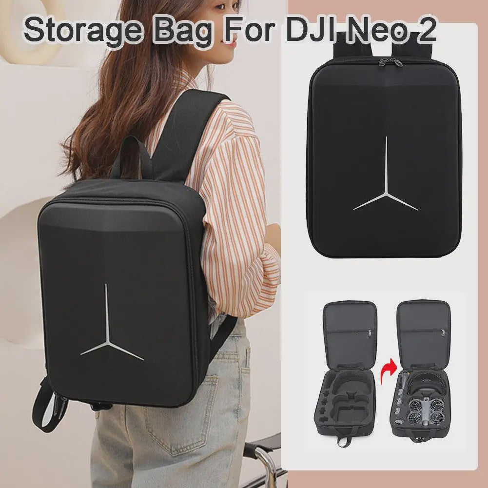 Robuuste Hard-Shell Rugzak voor DJI Neo 2 Motion Fly More Combo Drone - Schokbestendige Opbergtas