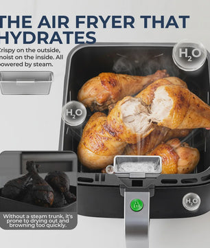 5L Airfryer met Cyclone Technologie: Gezond Frituren met Touch Control & Zichtvenster