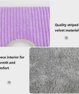 Warme Hamster & Knaagdier Hangmat Tunnel - Zacht Fleece & Velours