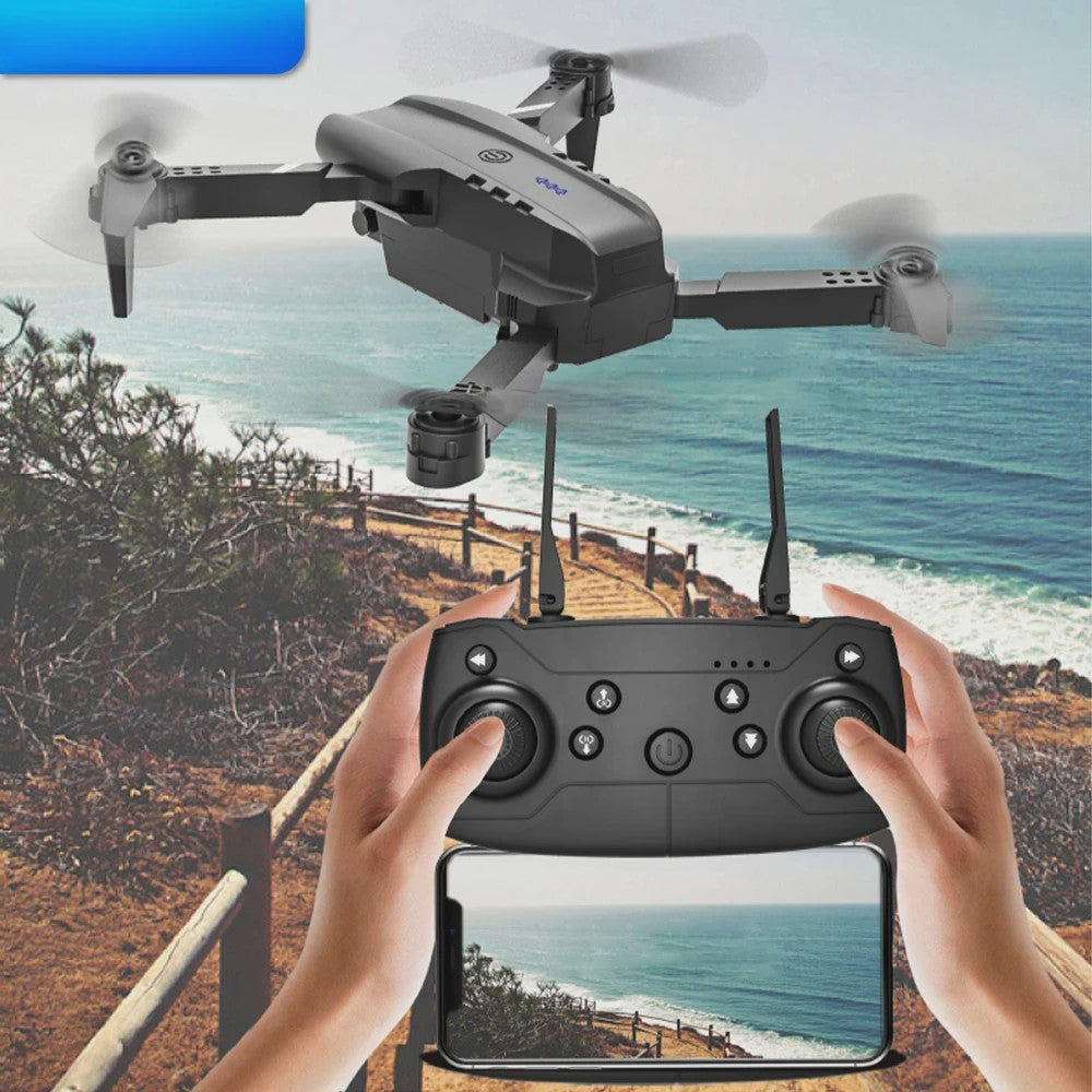 E99 Opvouwbare Drone met 4K HD Camera & Afstandsbediening - 6-Assige Gyro