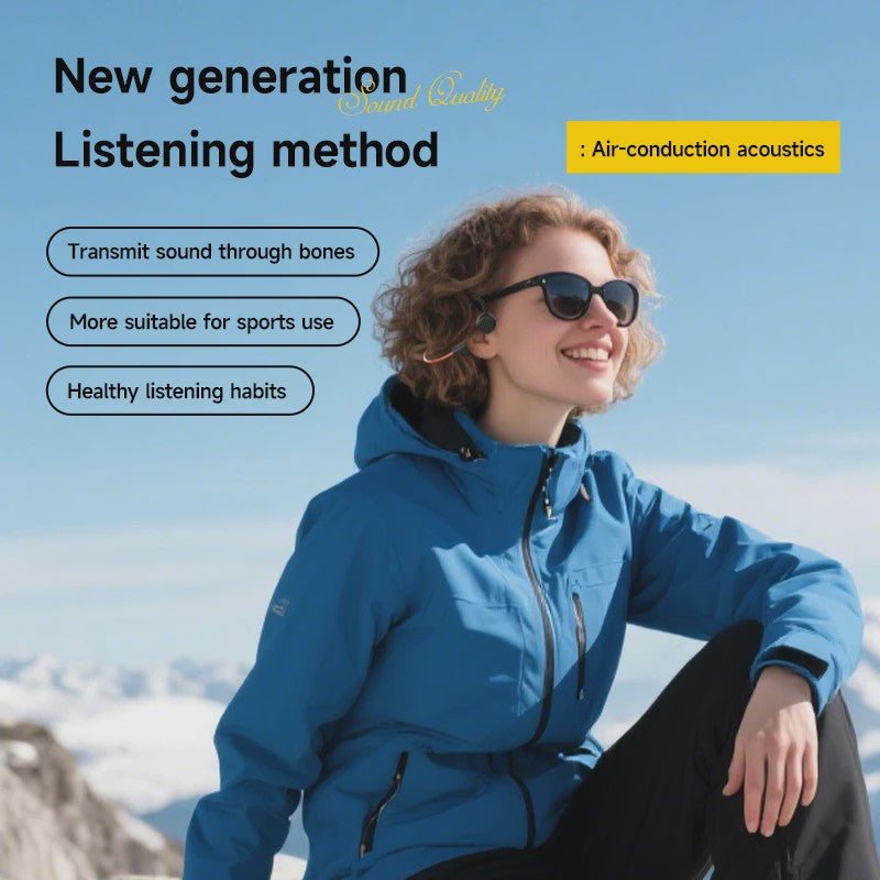 Lenovo Bone Conduction Koptelefoon - Draadloos, Waterdicht & Bluetooth 5.4 voor Sport & Zwemmen