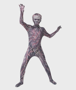 Vecna Cosplay Jumpsuit voor Kinderen - Halloween & Feestkostuum