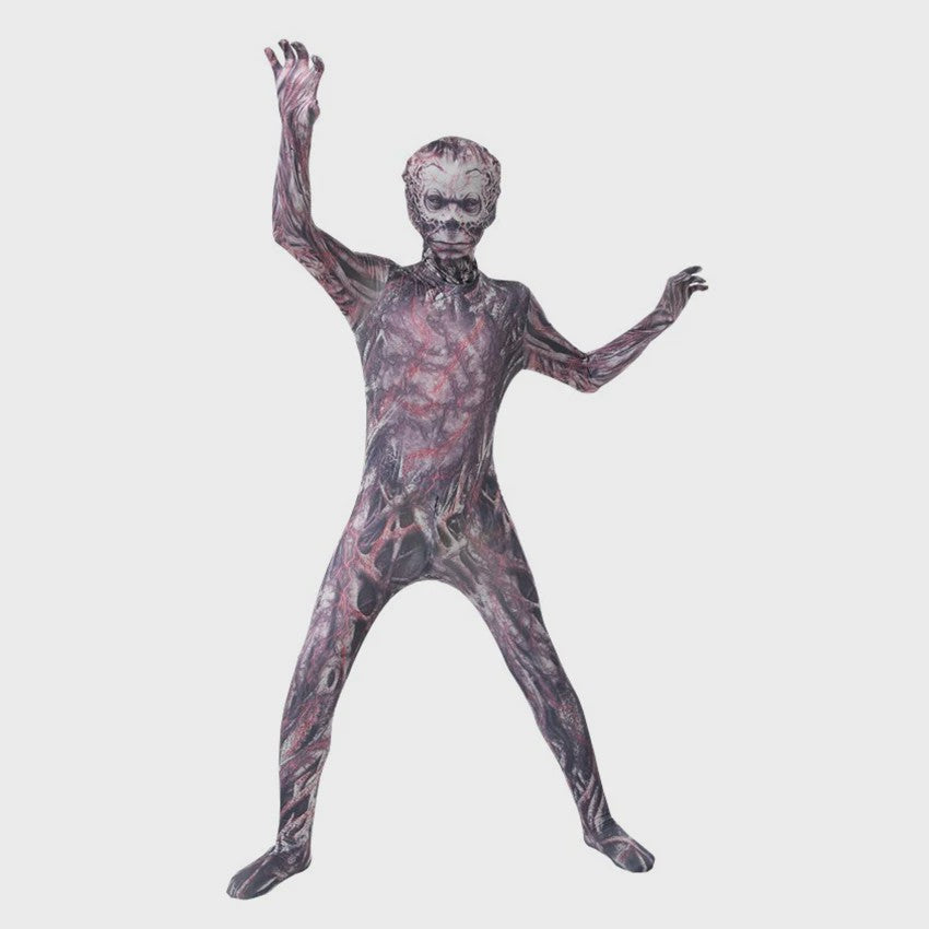 Vecna Cosplay Jumpsuit voor Kinderen - Halloween & Feestkostuum