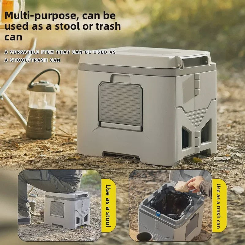 Draagbaar Opvouwbaar Camping Toilet voor Volwassenen - Outdoor, Reizen, Auto Noodgeval, Geurvrij Commode