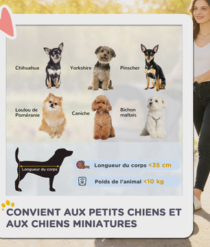PawHut Honden- en Kattenbuggy - Opvouwbare Dierentransportwagen met Bekerhouder en Mand - Rood