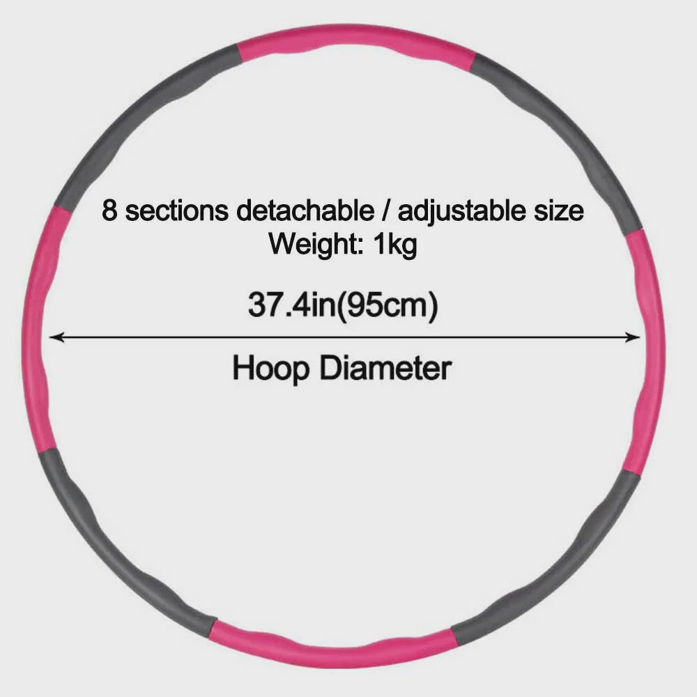 Verstelbare Hula Hoop voor Dames - Afslanken & Fitness - Makkelijk Demonteerbaar