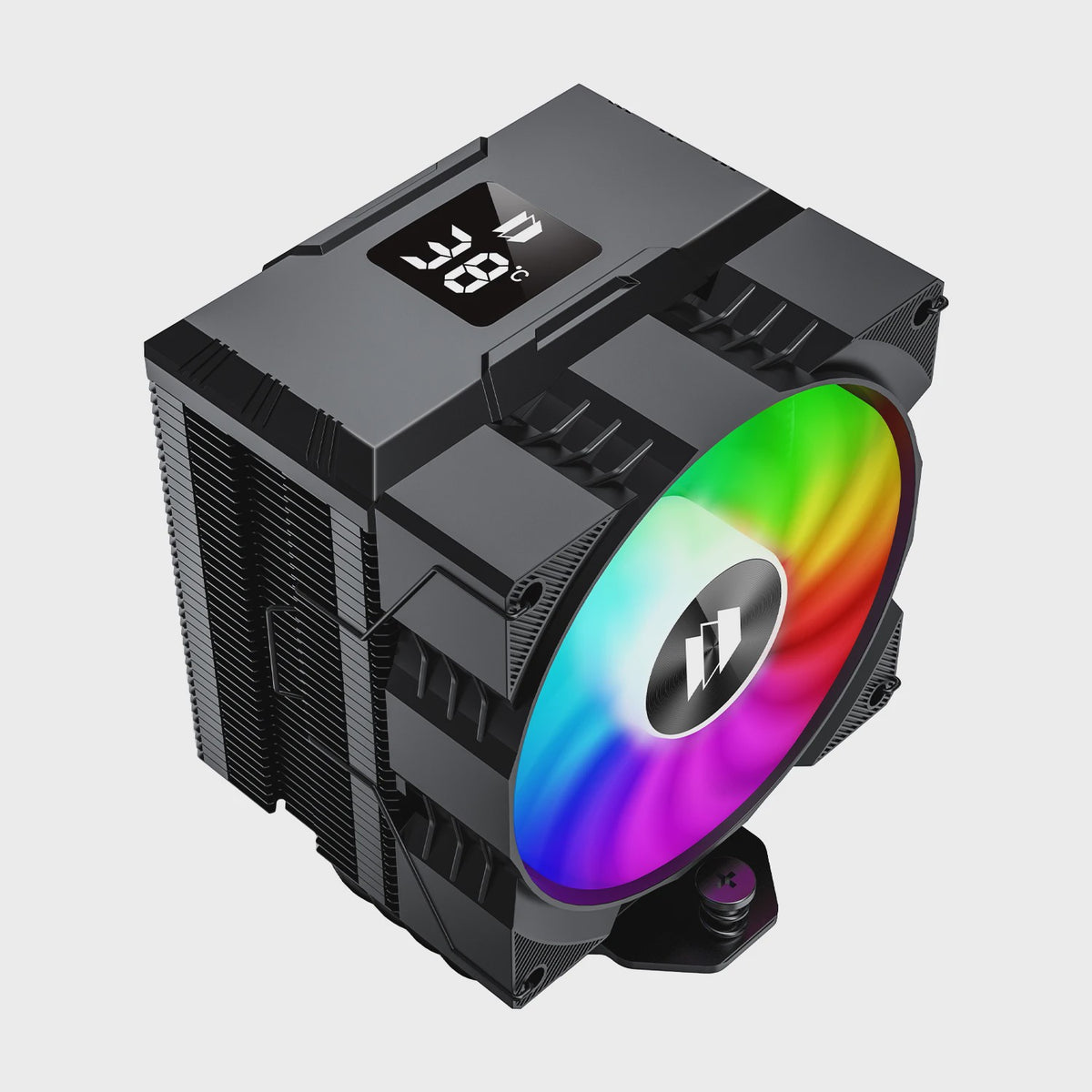 UPSIREN Walrus Assassin 90 CPU Cooler met Digitaal Display en 4 Heatpipes