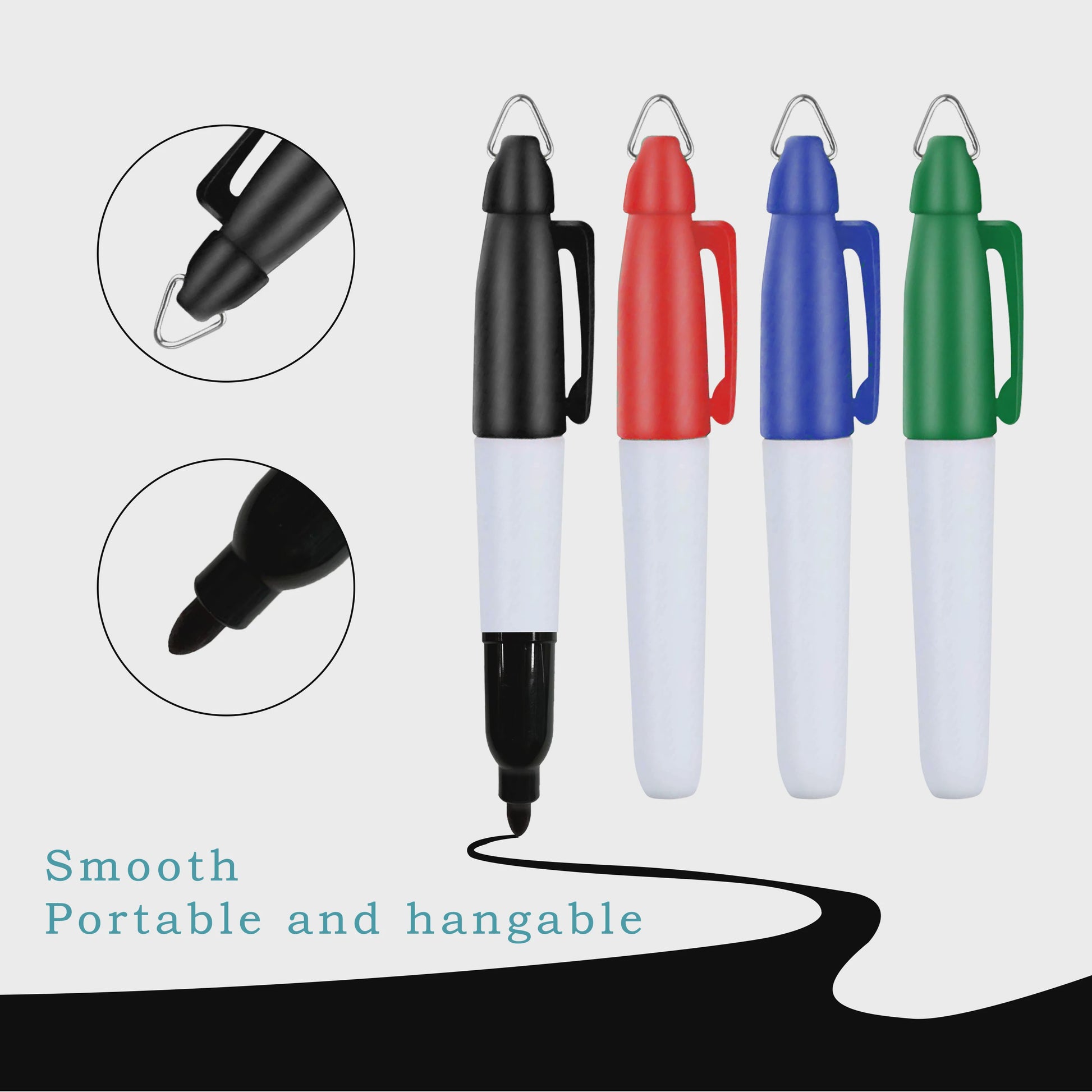 8-delige Golf Bal Lijn Marker Set: 4 Templates & 4 Kleuren Markers voor Betere Slagen