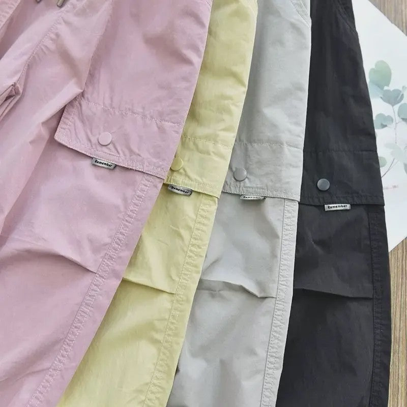 Kinder Cargo Joggers - Luchtige Zomerbroek met Elastische Enkel