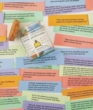 Bijbelverzen Pot: Kleurrijke Aanmoediging voor Emoties & Gevoelens - Christelijk Cadeau