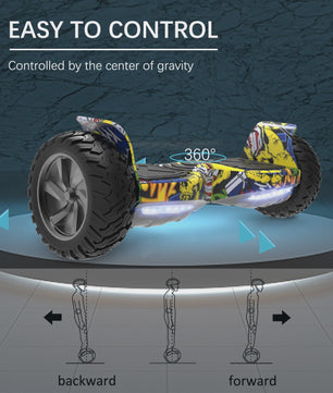 RCB Hoverboard 8.5 Inch Zelfbalancerend met App Controle, Bluetooth & LED Verlichting