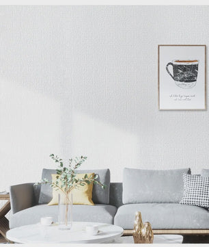 50cm 3D Linnen Behang - Zelfklevend, Waterdicht & Verdikt PVC Muursticker