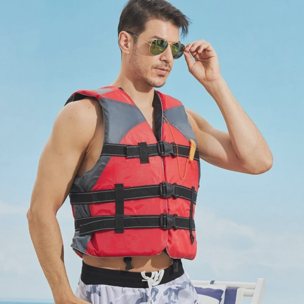 Professioneel Reddingsvest voor Volwassenen en Kinderen - Veilig Drijven bij Watersporten zoals Vissen, Zeilen, Surfen en Kajakken