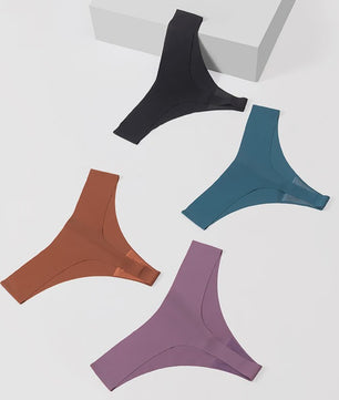 Set van 10 Naadloze Dames Strings - Comfortabele en Ademende Lingerie