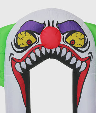 Opblaasbare Halloween Clown Poort 180cm met LED Verlichting - Tuindecoratie