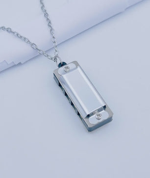 Mini Harmonica Ketting - 8 Tonen Muzikaal Sieraad