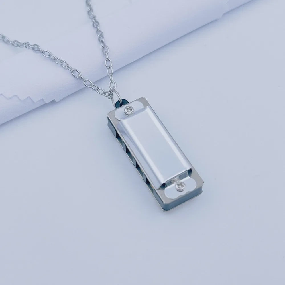 Mini Harmonica Ketting - 8 Tonen Muzikaal Sieraad