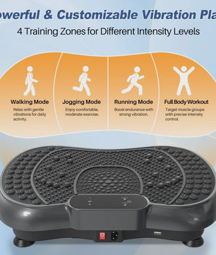 Krachtig Vibratieplatform met 99 Intensiteitsniveaus voor Full-Body Workout & Massage