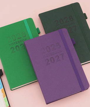Agenda & Notitieboek 2026-2027: Perfect voor Studenten, Kantoor en Dagelijkse Planning