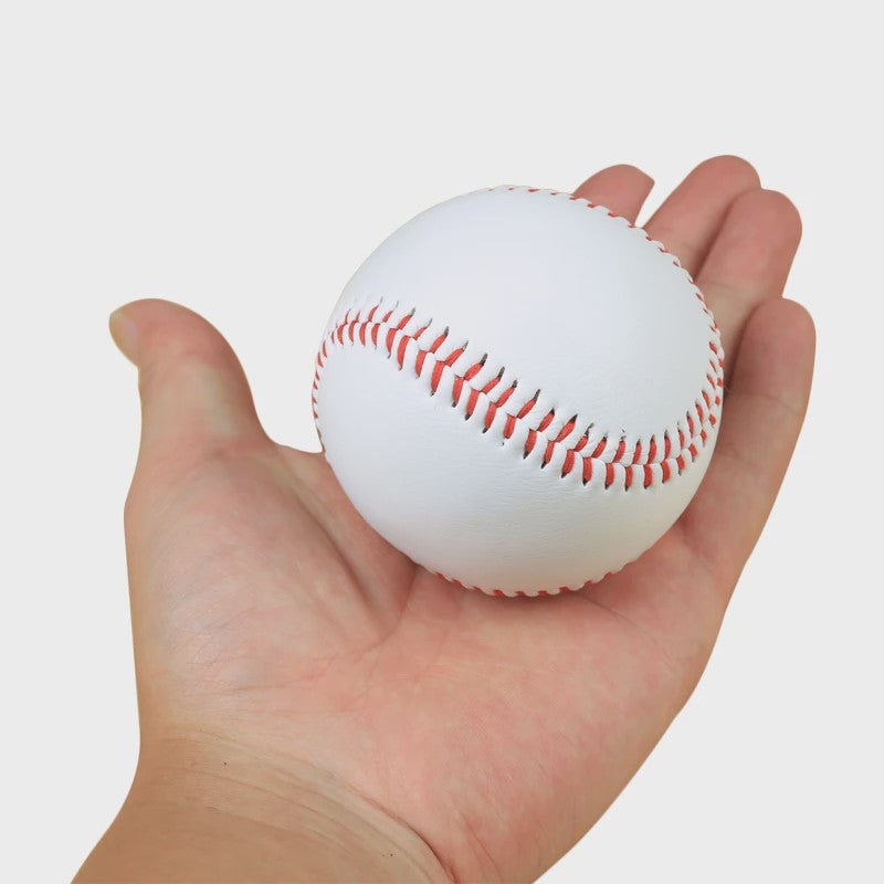 Set van 12 Baseball Softbal Trainingsballen - 9 Inch, Handgemaakt, Hard & Zacht