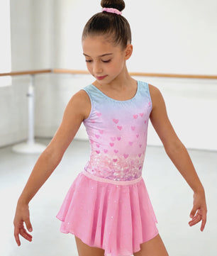 Meisjes Gymnastiek & Ballet Leotard Jurk met Afneembare Rok en Opbergtas | Leeftijd 5-11 Jaar