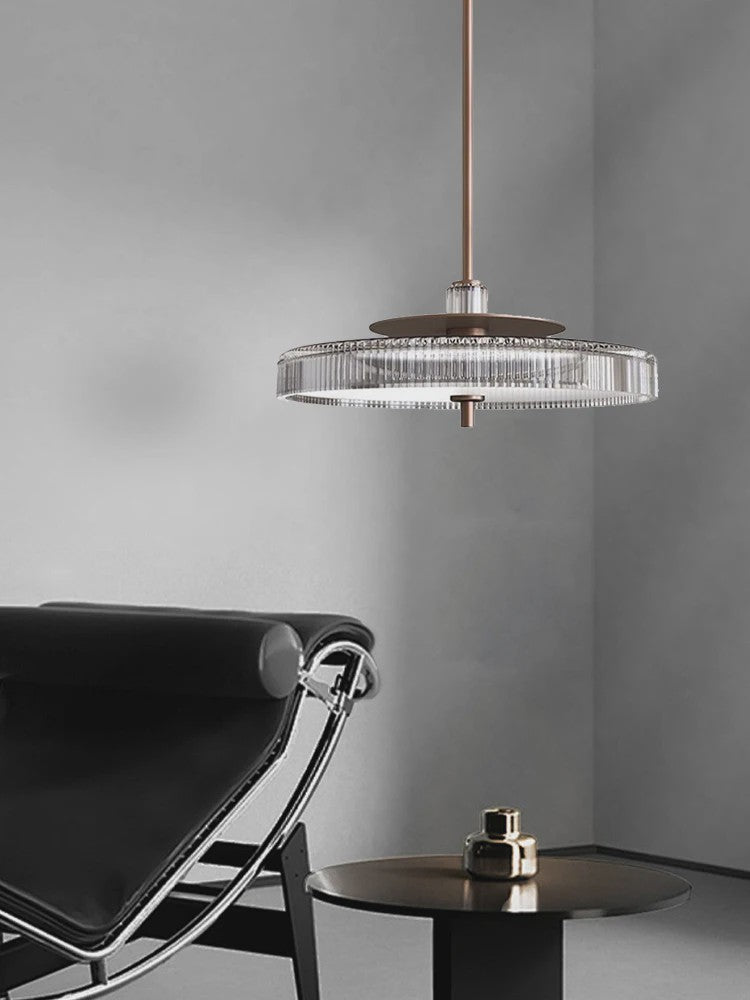 Moderne Gouden Minimalistische Hanglamp met LED - Stijlvolle Decoratie voor Eetkamer, Slaapkamer