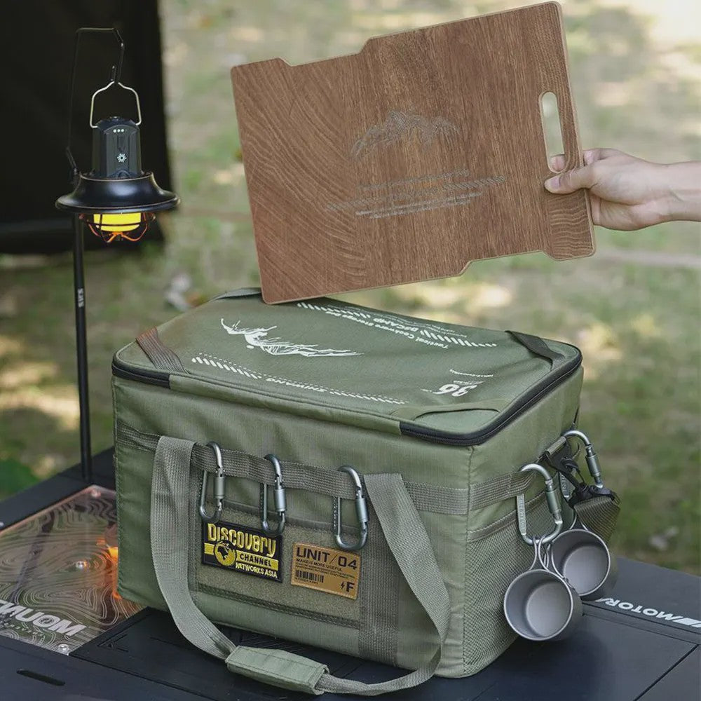 Tactische Picknicktas 36L - Waterdicht & Thermisch met Afneembaar Tafelblad