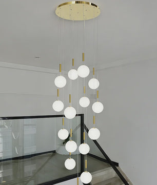 Moderne LED Plafond Hanglamp - Stijlvolle Verlichting voor Woon- en Eetkamer