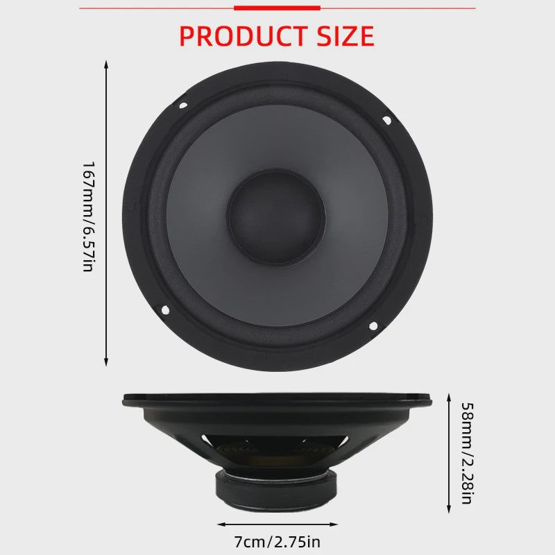 6.5 Inch 600W Coaxiale Autoluidspreker - Universele HiFi Stereo Speaker