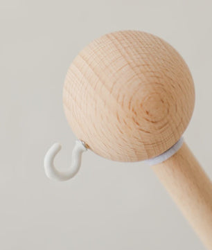 Houten Baby Bedmobiel Armatuur - Veilige & Stijlvolle Ophanging voor Speelgoed