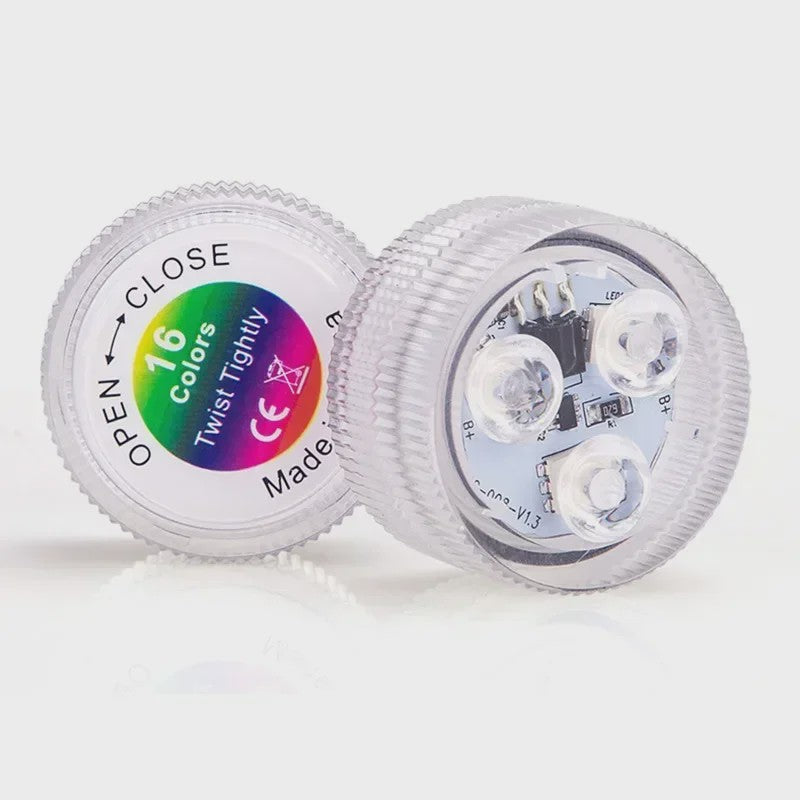 Waterdichte LED Lampjes op Batterijen met Afstandsbediening - 16 Kleuren