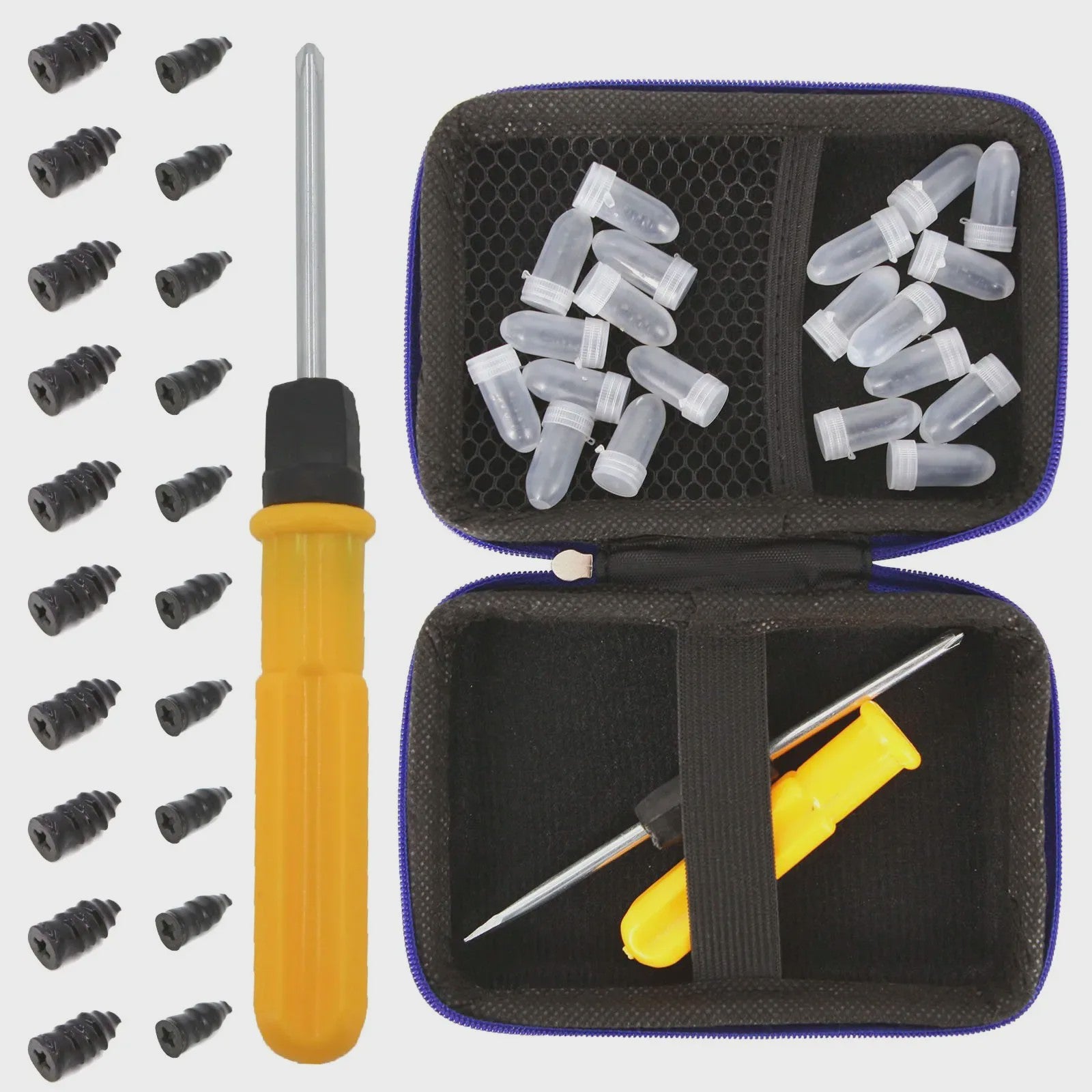 Universele Bandenreparatieset Motor & Auto - Incl. EVA Opbergkoffer