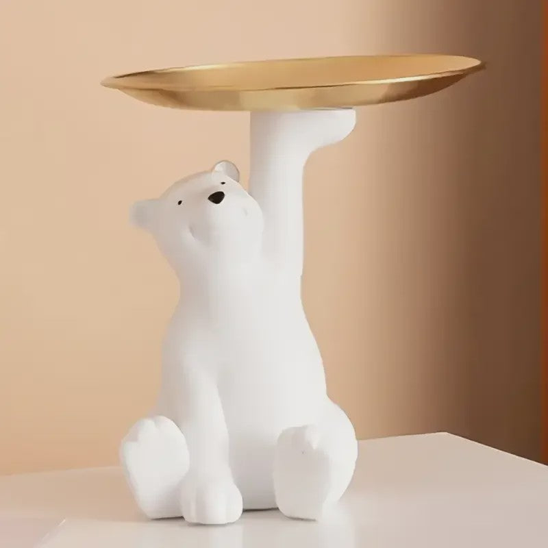 Creatieve Beren Opbergbakje met Plateau - Decoratie & Cadeau