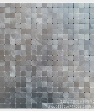 Zelfklevende Aluminium Mozaïektegels - Waterdicht & Oliebestendig - Keuken & Badkamer Backsplash