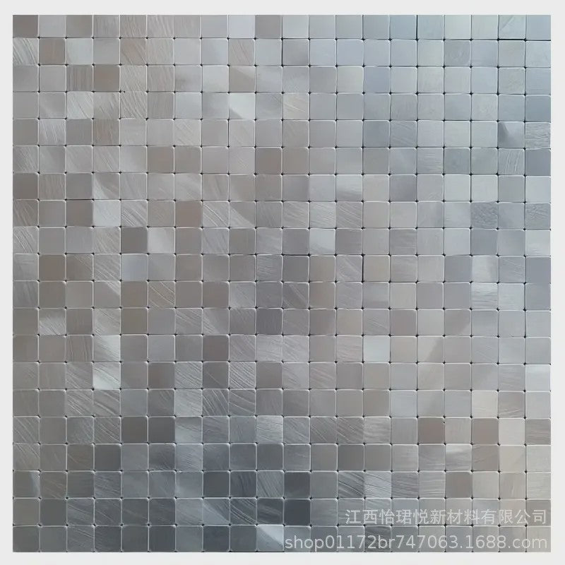 Zelfklevende Aluminium Mozaïektegels - Waterdicht & Oliebestendig - Keuken & Badkamer Backsplash