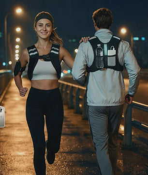 Verstelbaar Fitness Vest met Gewicht (5.4 kg) en Reflecterende Strepen - Ideaal voor Training, Yoga & Joggen