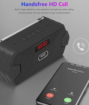 Draagbare Bluetooth Speaker met FM Radio - Hifi Geluid & Krachtige Bass
