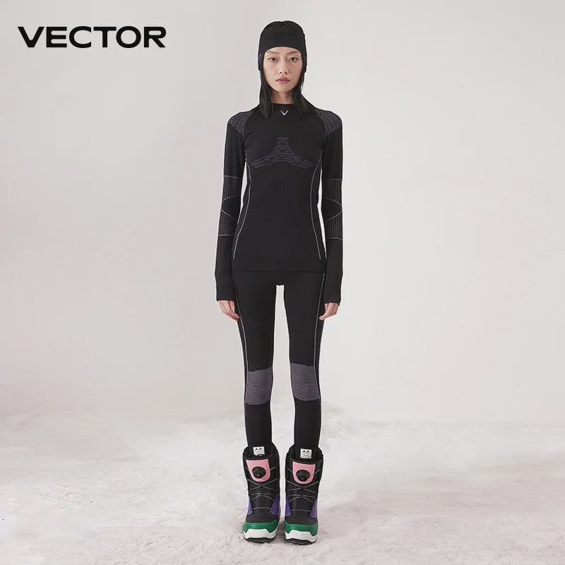 VECTOR Thermisch Ondergoed Set Dames Heren - Sneldrogend & Warm