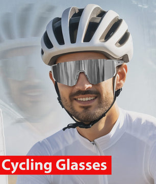 SCVCN Sportfietsbril voor Heren & Dames - UV400 Bescherming, Wielrennen, Mountainbiken & Outdoor
