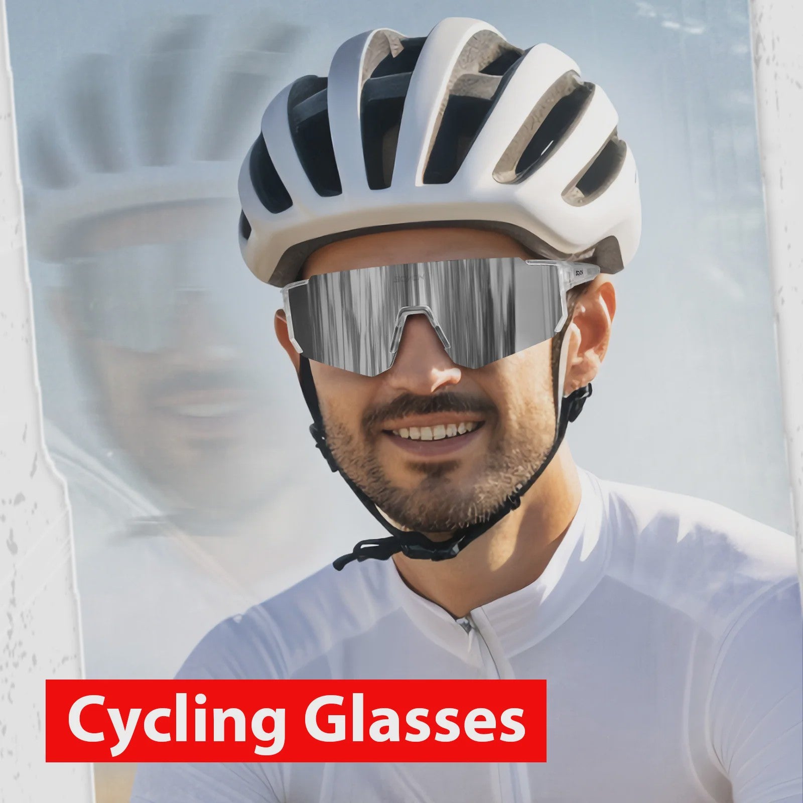 SCVCN Sportfietsbril voor Heren & Dames - UV400 Bescherming, Wielrennen, Mountainbiken & Outdoor