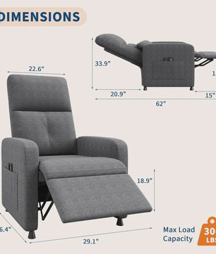 Elektrische Relaxfauteuil met Massage en Verwarmingsfunctie - Comfortabel en Verstelbaar