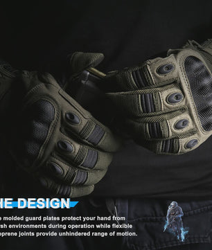 Tactische Volledige Vinger Handschoenen met Touchscreen Functionaliteit - Outdoor Sport & Werk