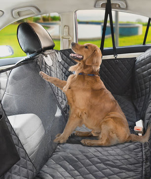 Waterdichte Hond Auto Stoelhoes & Hamac Beschermer met Veiligheidsgordel