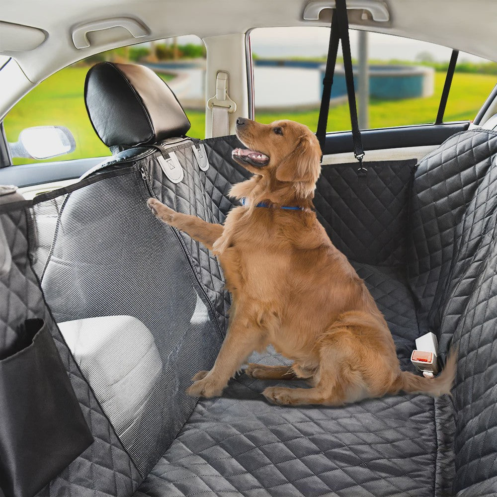 Waterdichte Hond Auto Stoelhoes & Hamac Beschermer met Veiligheidsgordel